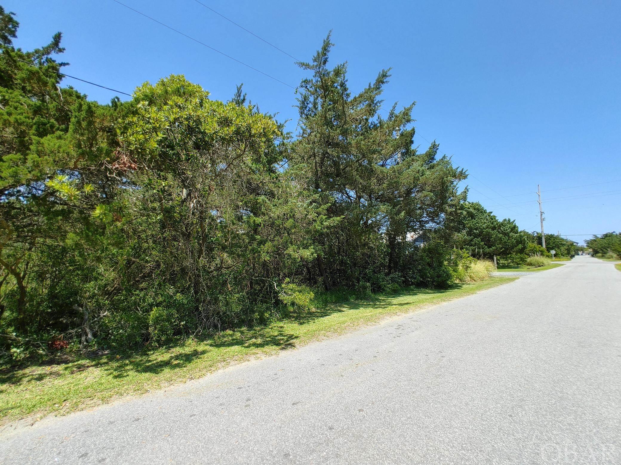 Looking east toward the beach access